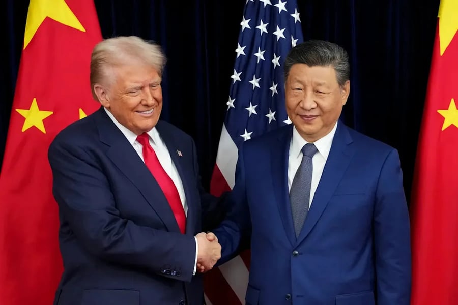Stock market futures showing gains ahead of the Trump-Xi Washington summit as traders position in Boeing, Nvidia, and semiconductor sectors