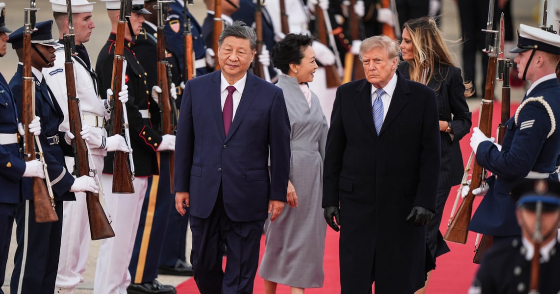 Donald Trump and Xi Jinping at White House bilateral meeting September 2026