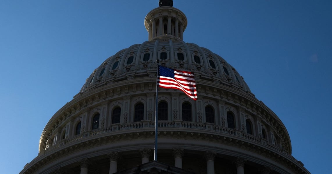 The US Capitol dome as Congress returns to Washington for its final week of session before the 2026 midterm elections