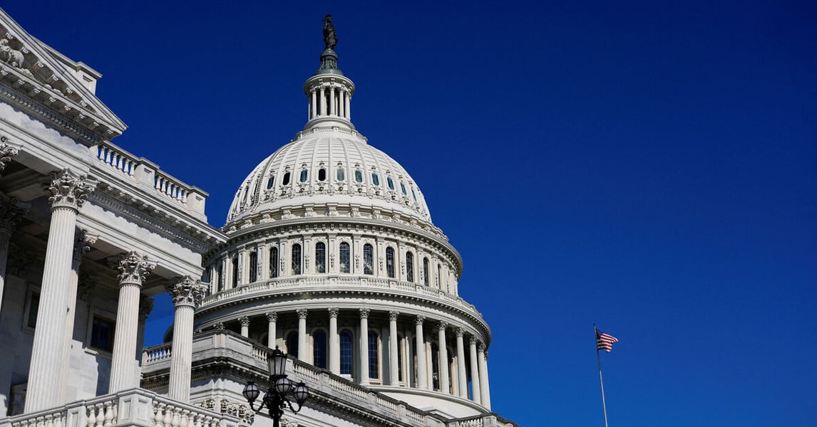 US Congress chamber during House vote on Protect Economic and Academic Freedom Act anti-BDS bill