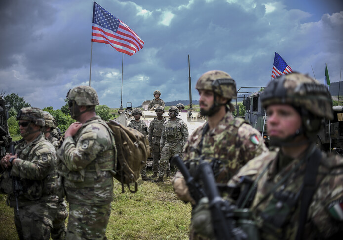 US military troops stationed in Europe face potential withdrawal as Pentagon reviews force posture across the continent