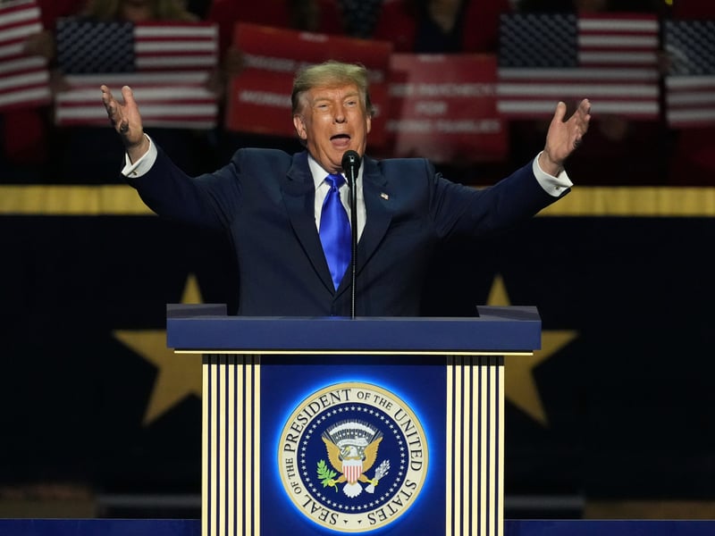 JD Vance speaks at the Republican midterm convention at American Airlines Center in Dallas, September 2026