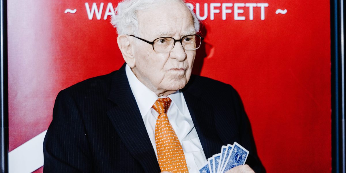 Warren Buffett at Berkshire Hathaway annual meeting, stepping down as chairman September 2026