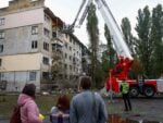 Aftermath of Russian ballistic missile strike on Dnipro, Ukraine, September 22 2026