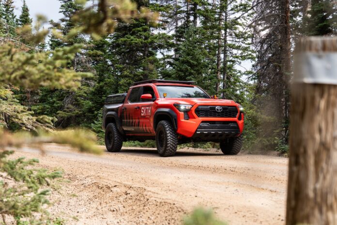 SXTH Element’s Toyota Tacoma. The brand joins Holley Performance Brands’ Modern Truck & Off-Road consumer vertical, expanding Holley’s performance product offerings for Toyota trucks and SUVs.