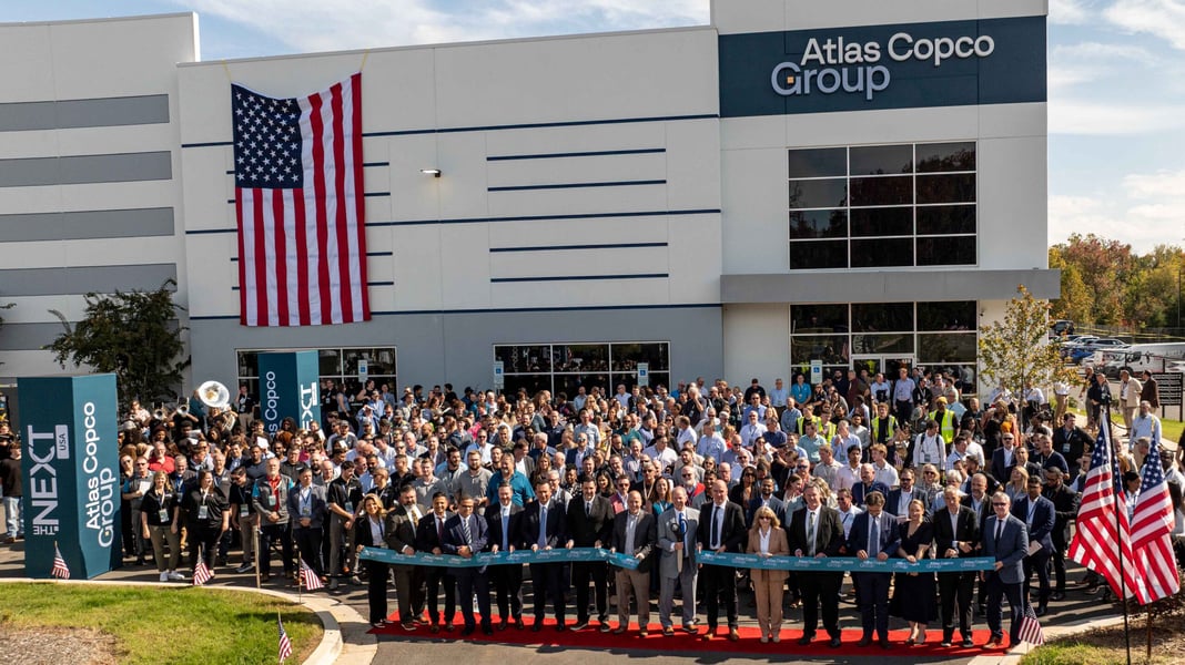 Employees, guests, and partners celebrate the opening of the new facility in Rock Hill, South Carolina.