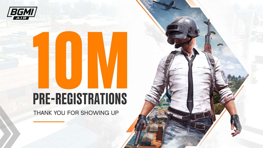 BGMI LITE is now BGMI Air as the game crosses 10 million pre-registrations ahead of launch