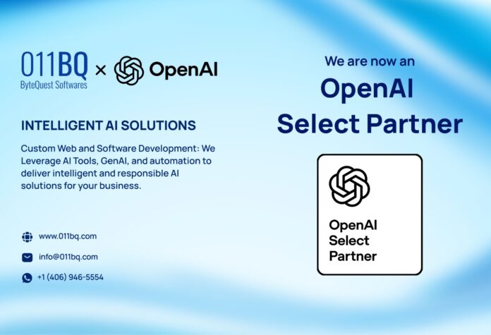 ByteQuest Software (011BQ) Named an OpenAI Select Partner