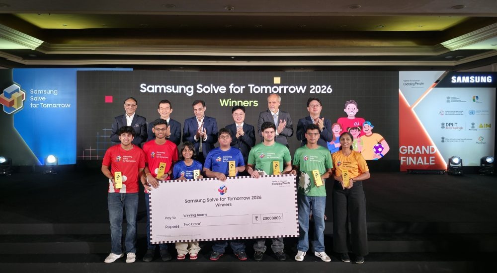 Four Teams Win Rs. 2 Crore at Samsung Solve for Tomorrow 2026