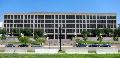 The Frances Perkins Building in Washington, D.C., headquarters of the US Department of Labor