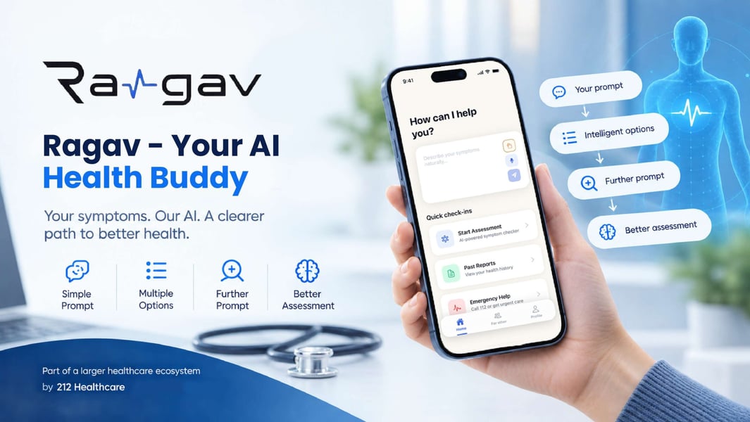 From Confusing Symptoms Searches to Clearer Answers: 212 Healthcare to Introduce Ragav - Your AI Health Buddy