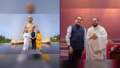 Gautam Adani Meets Gurudevshri Rakeshji In Dharampur, Says Adani Foundation Keen To Partner With Mission On Grassroots Projects