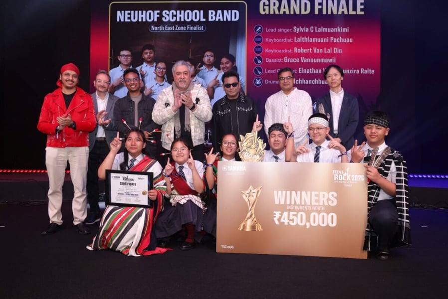 Neuhof School Band Wins Yamaha Teens Rock 2026 Grand Finale, Celebrating India's Young Music Talent