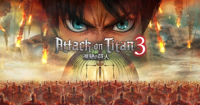 Official promotional artwork for Koei Tecmo’s Attack on Titan 3