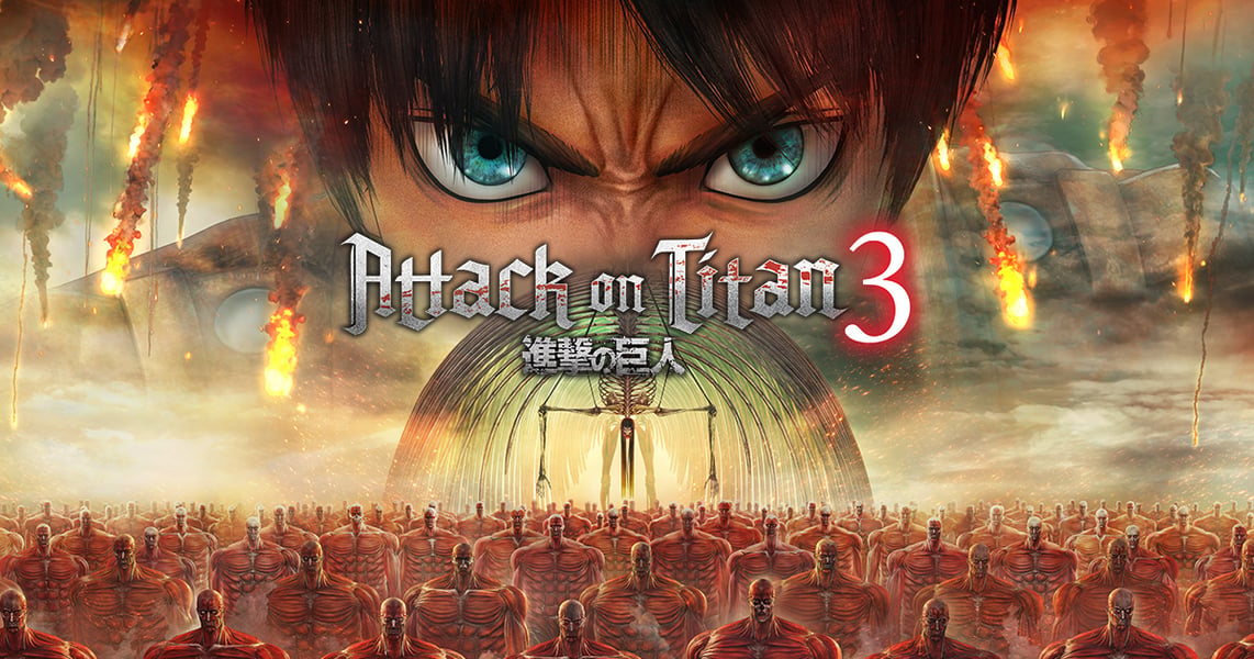 Official promotional artwork for Koei Tecmo’s Attack on Titan 3