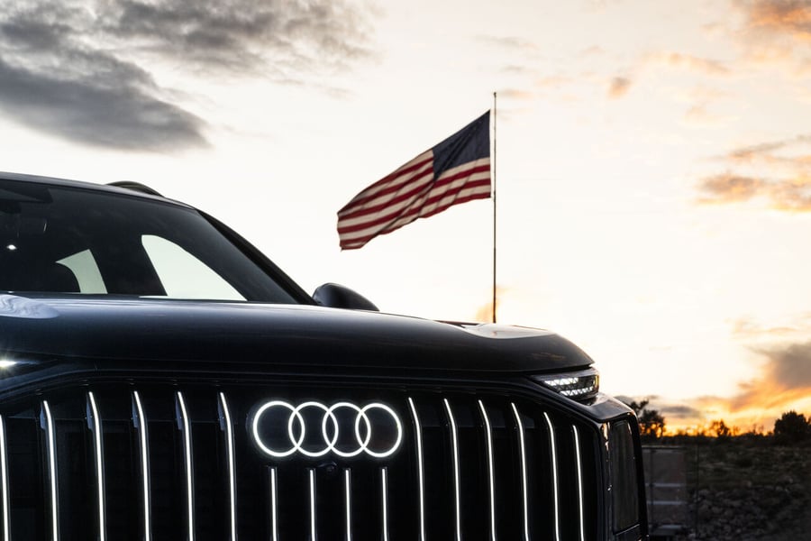 Official Audi media image accompanying the Georgia manufacturing announcement