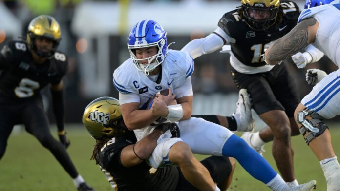 Image accompanying the ABC News report on the Big 12 fine against UCF over discriminatory chants directed at BYU
