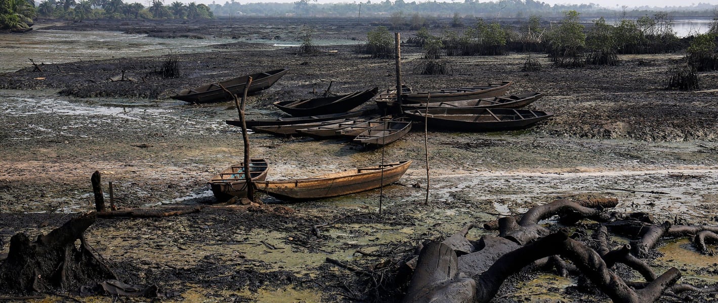 Image published by Amnesty International with its March 2026 statement on gas leaks in the Bille community, Rivers State, Nigeria