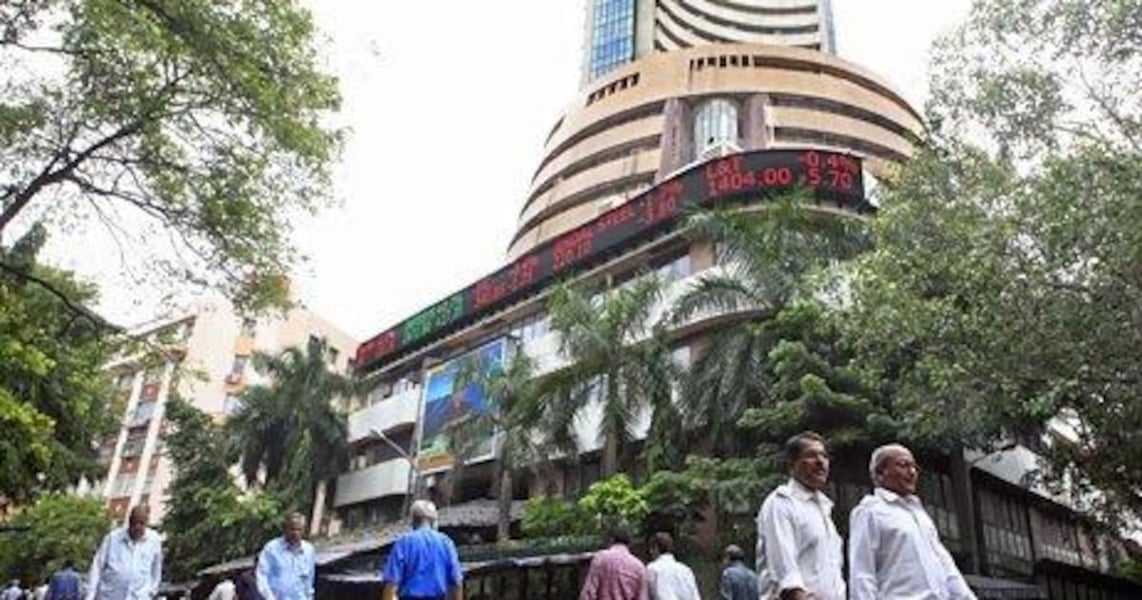 Image accompanying The National's report on the Bombay Stock Exchange site on Dalal Street, Mumbai