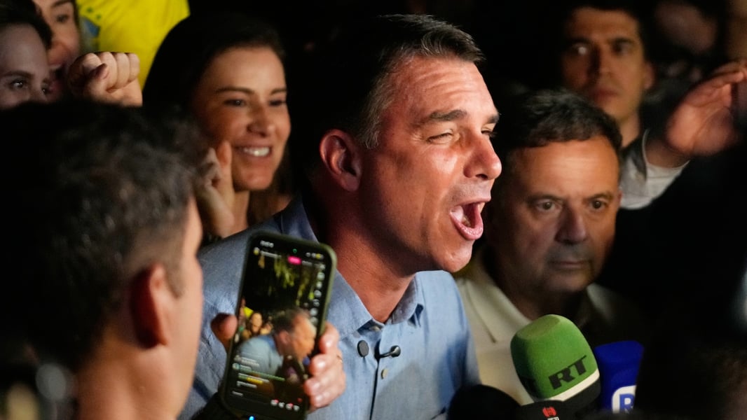Brazil presidential election first round results as Lula and Flavio Bolsonaro advance to a runoff