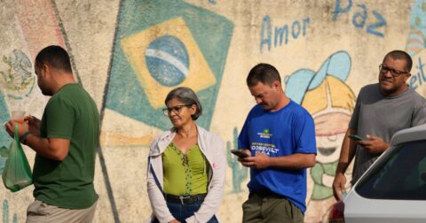 Brazil presidential election first round coverage as Lula and Flavio Bolsonaro head to an October 25 runoff