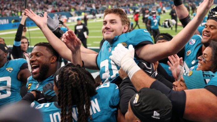 Cam Little of the Jacksonville Jaguars