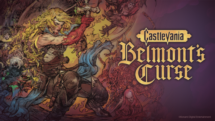 Castlevania Belmont’s Curse image from Konami’s official launch announcement