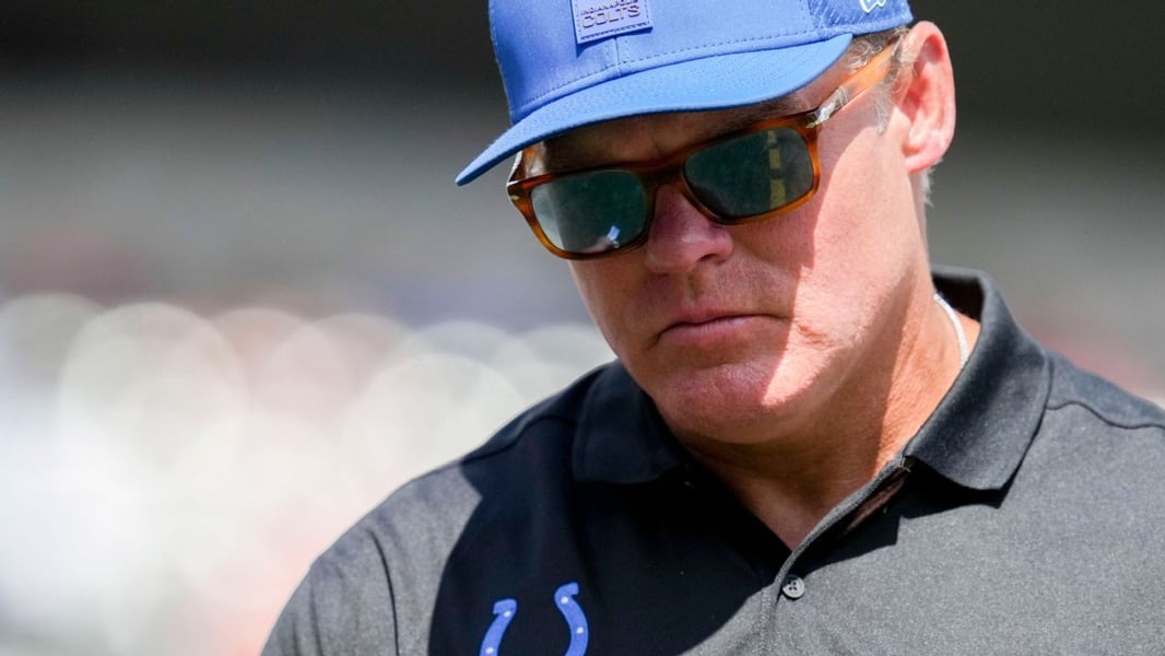 Lead image accompanying ESPN’s report on the Indianapolis Colts firing Chris Ballard.