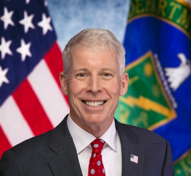 Energy Secretary Chris Wright in his official Department of Energy portrait