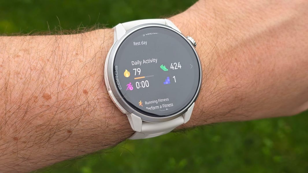 COROS PACE 4 Pro sports watch pictured in T3's review