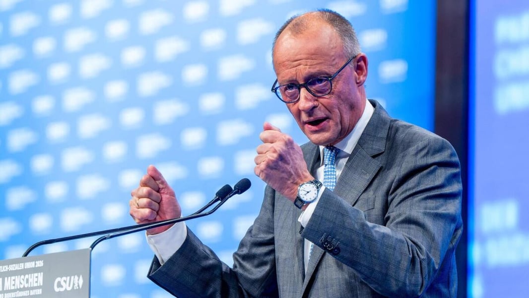 Delegates at the Christian Social Union party congress in Munich
