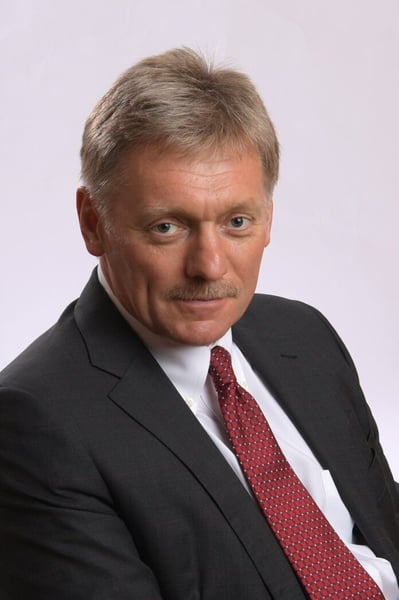 Portrait of Kremlin spokesman Dmitry Peskov
