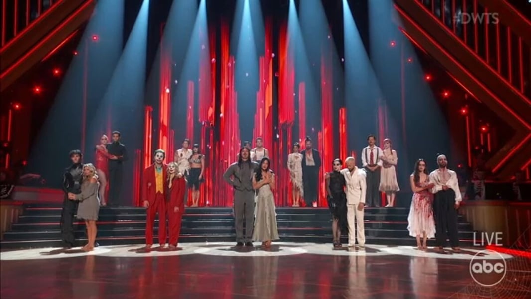Dancing with the Stars image accompanying ABC's Horror Movie Night recap