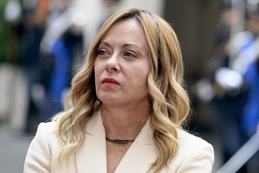 Italian Prime Minister Giorgia Meloni photographed in Rome on October 5, 2026