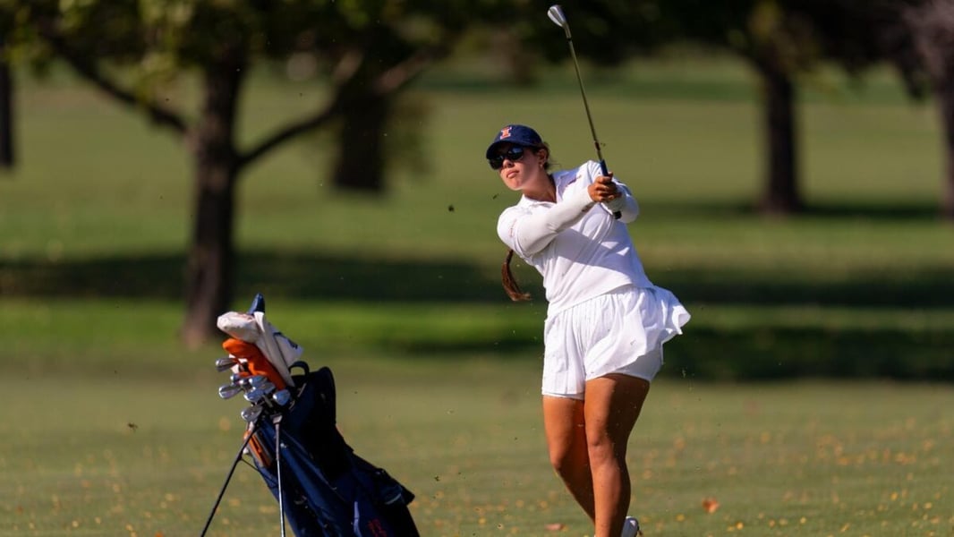 Image accompanying Illinois Athletics’ first-day report from the Illini Women’s Invitational at Medinah