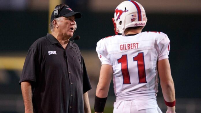 Image accompanying CBS Sports coverage of former Hawaii coach June Jones