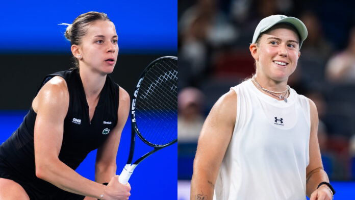 Side-by-side photos of Maja Chwalinska and Sonay Kartal, the 2026 Wuhan Open finalists