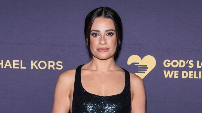 Lea Michele pictured in The Hollywood Reporter's coverage of her Glee revival talks