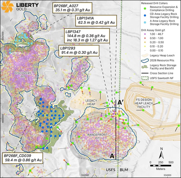 Figure 1: Drill location map