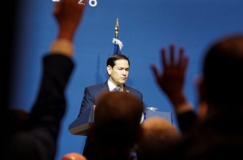 US Secretary of State Marco Rubio at a press conference in Atlanta on October 31, 2026
