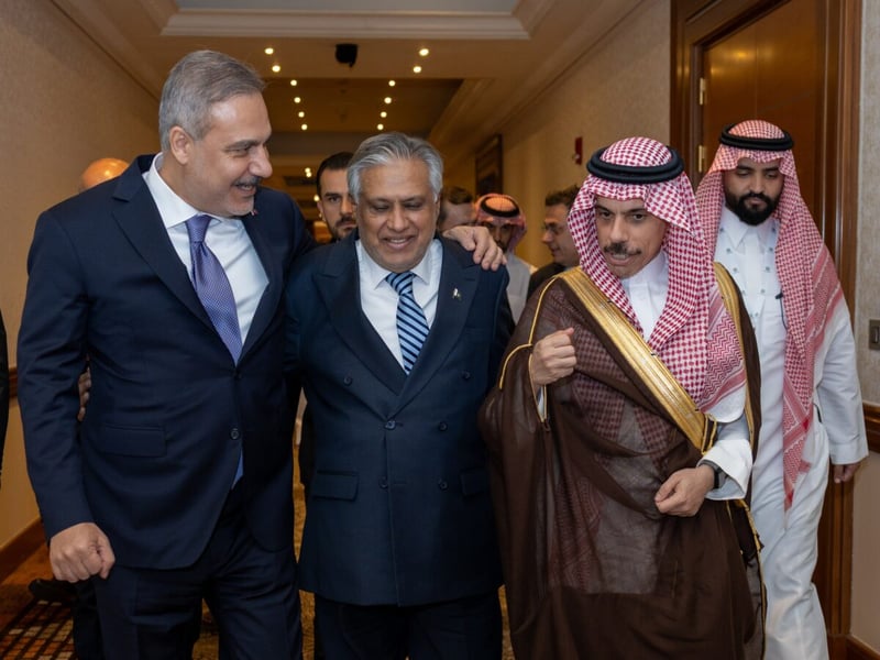 Turkish Foreign Minister Hakan Fidan in Riyadh as the Mecca pact is activated for Saudi Arabia