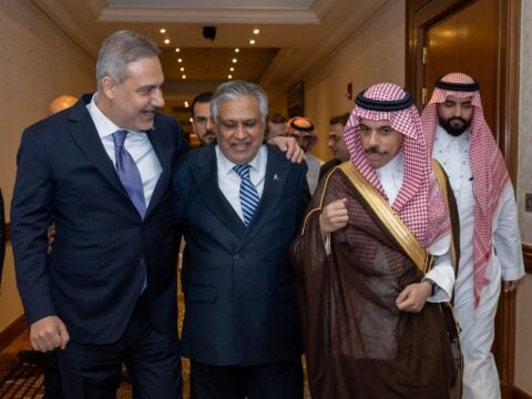Turkish Foreign Minister Hakan Fidan in Riyadh as the Mecca pact is activated for Saudi Arabia