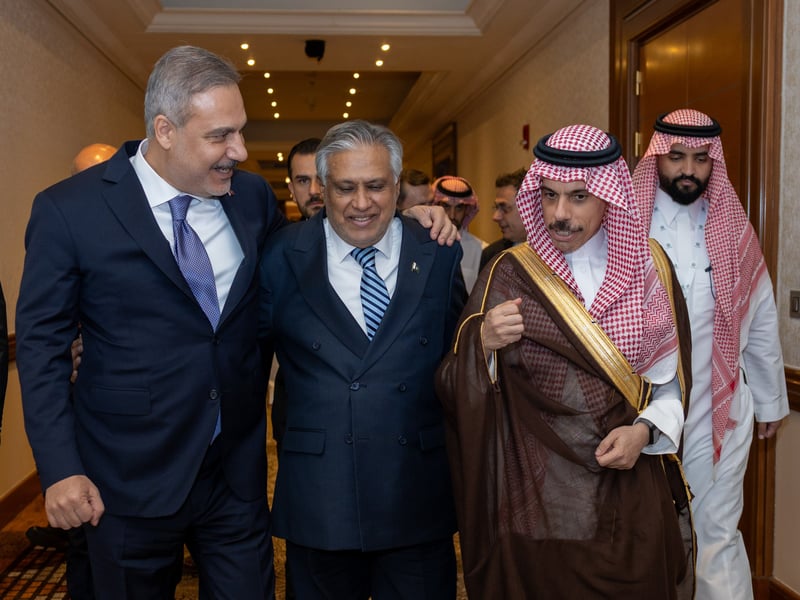 Turkish Foreign Minister Hakan Fidan in Riyadh as the Mecca pact is activated for Saudi Arabia