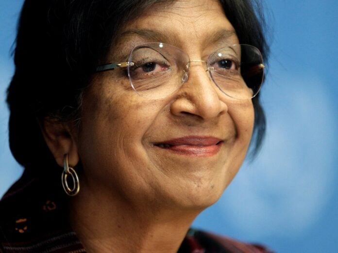 Reuters photo from coverage of the 2026 Nobel Peace Prize awarded to Navi Pillay