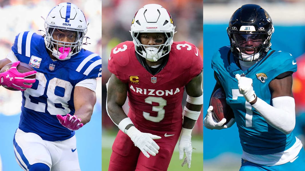 Image accompanying NFL.com's Jonathan Taylor and Budda Baker trade analysis