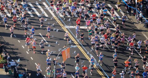 File image from New York Road Runners' official New York City Marathon course page