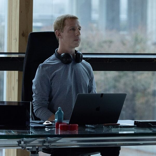 Jessica Chastain in the horror film Other Mommy, which led the weekend box office