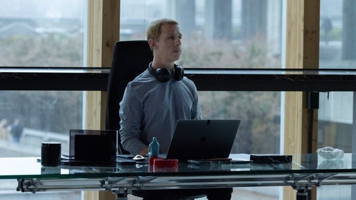 Jessica Chastain in the horror film Other Mommy, which led the weekend box office