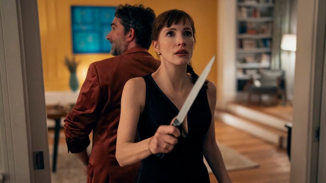 Still from the horror film Other Mommy, starring Jessica Chastain