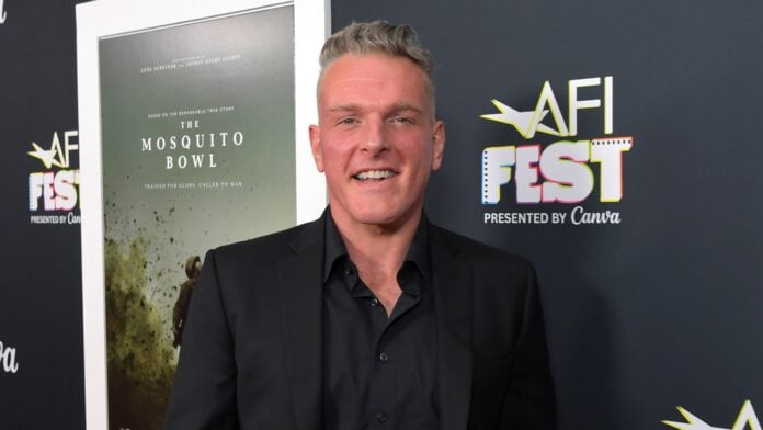 Pat McAfee at the AFI Fest premiere of The Mosquito Bowl